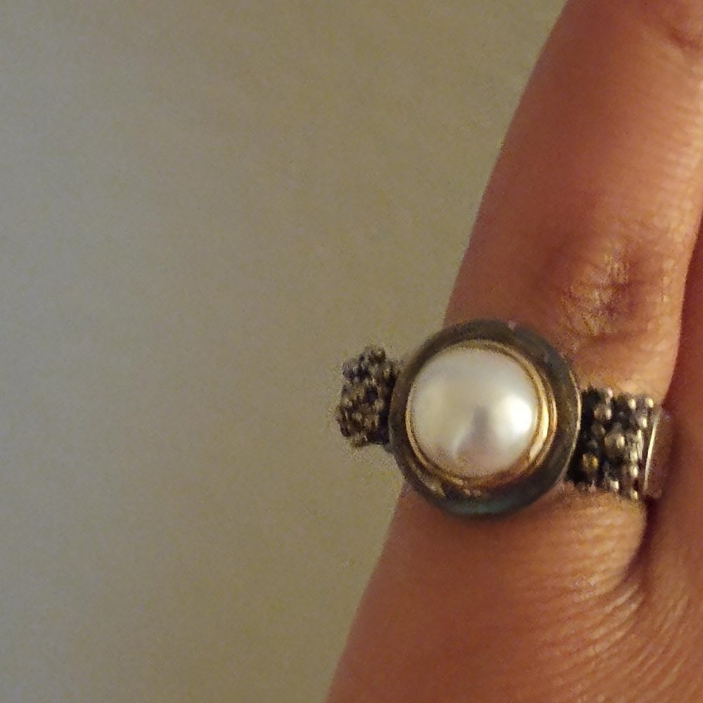 Michael Dawkins 14K Pearl Ring